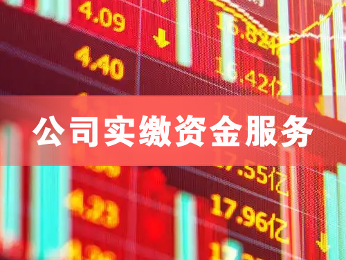 上饶公司实缴资金服务